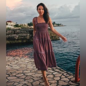 Marine Layer Selene Smocked Dress